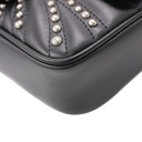 Gucci GG Marmont Chain Shoulder Bag Black with Studs 476433