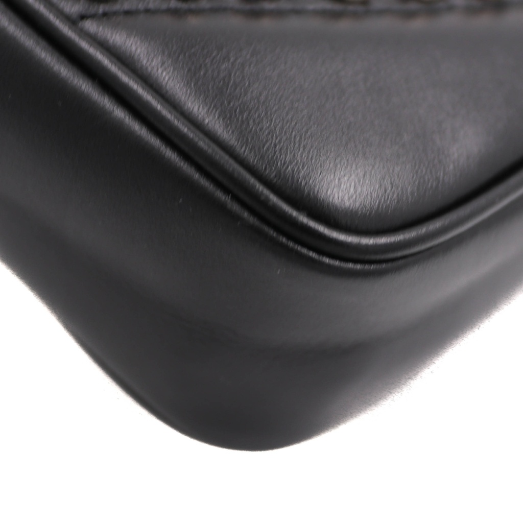 Gucci GG Marmont Chain Shoulder Bag Black with Studs 476433