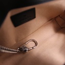 Gucci GG Marmont Chain Shoulder Bag Black with Studs 476433