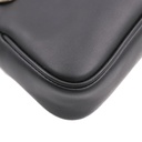 Gucci GG emblem Leather Shoulder bag Black 818157