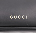 Gucci GG emblem Leather Shoulder bag Black 818157