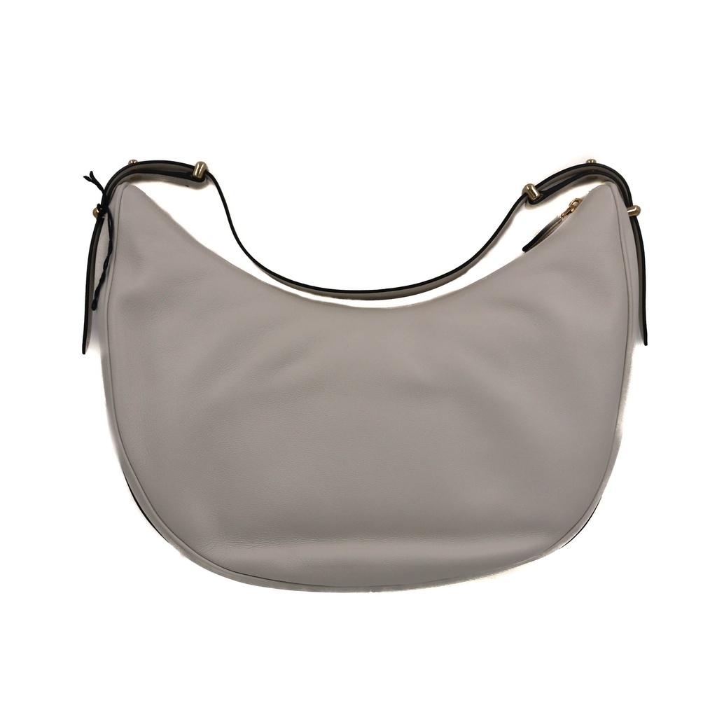 Prada Arque Leather Shoulder Bag in White