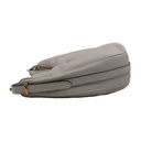 Prada Arque Leather Shoulder Bag in White
