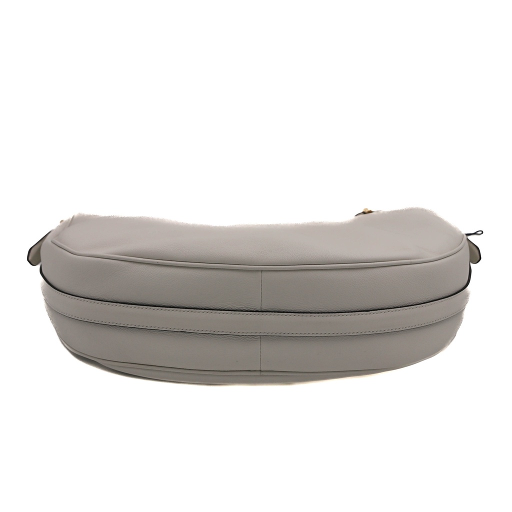 Prada Arque Leather Shoulder Bag in White