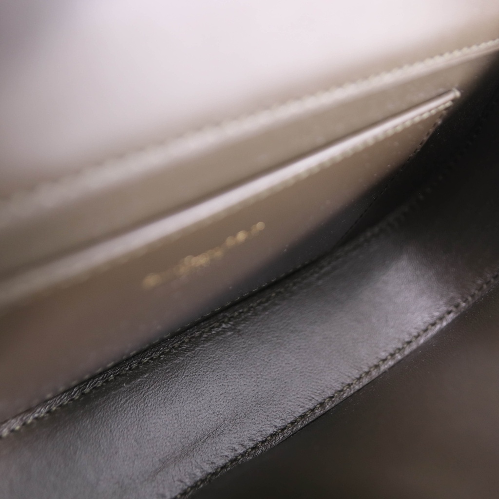 Yves Saint Laurent Mini Voltaire Khaki Bag