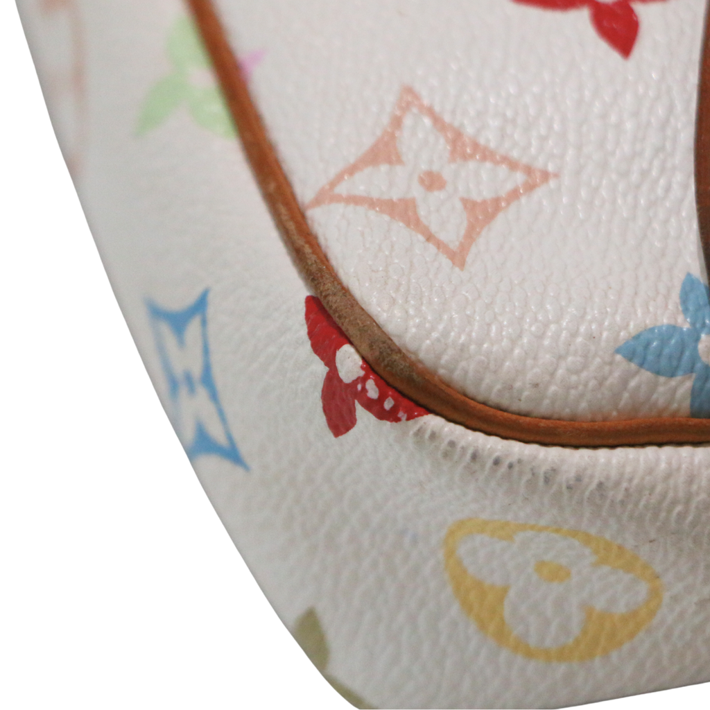 Louis Vuitton Pochette Accessoires White Multicolore Murakami