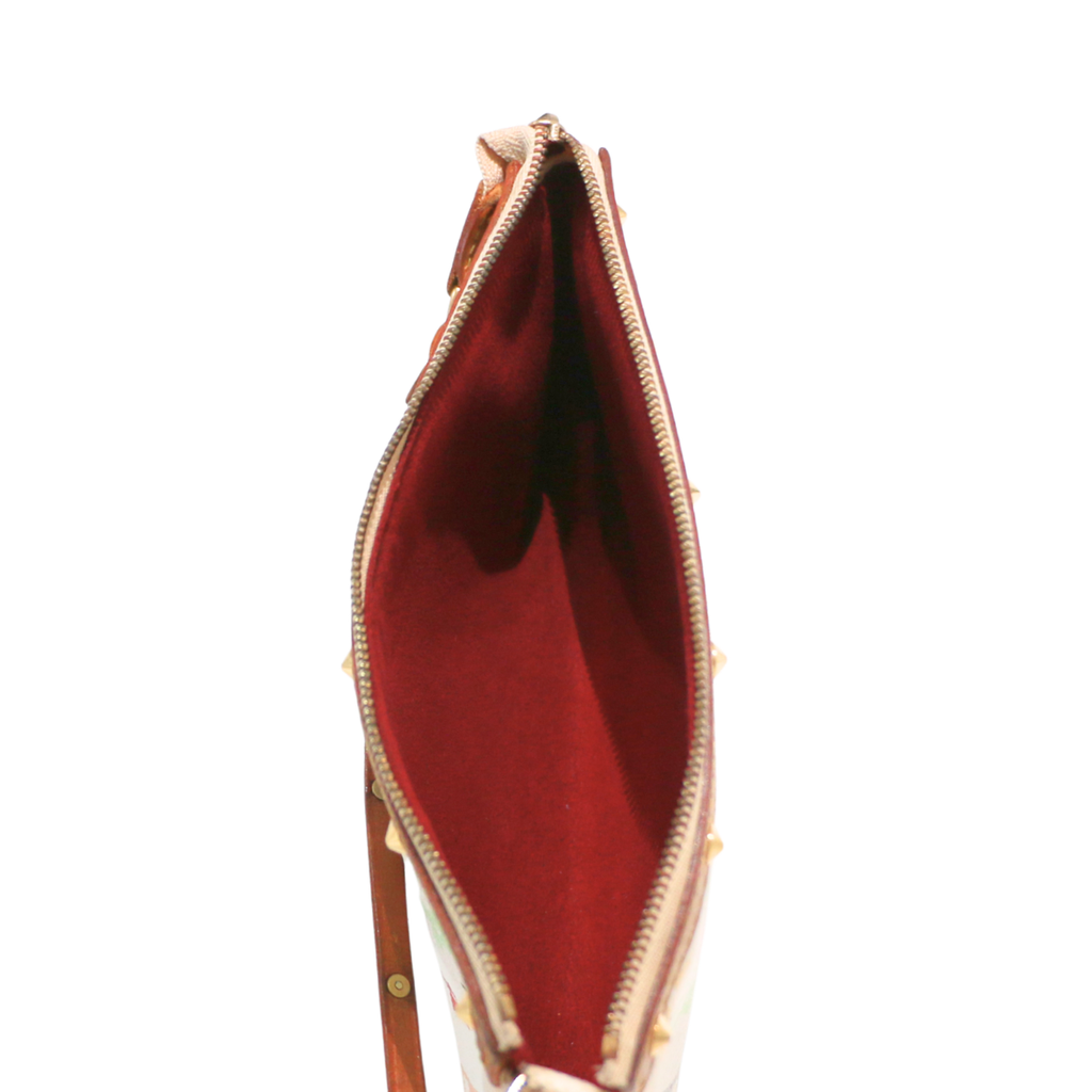 Louis Vuitton Pochette Accessoires White Multicolore Murakami