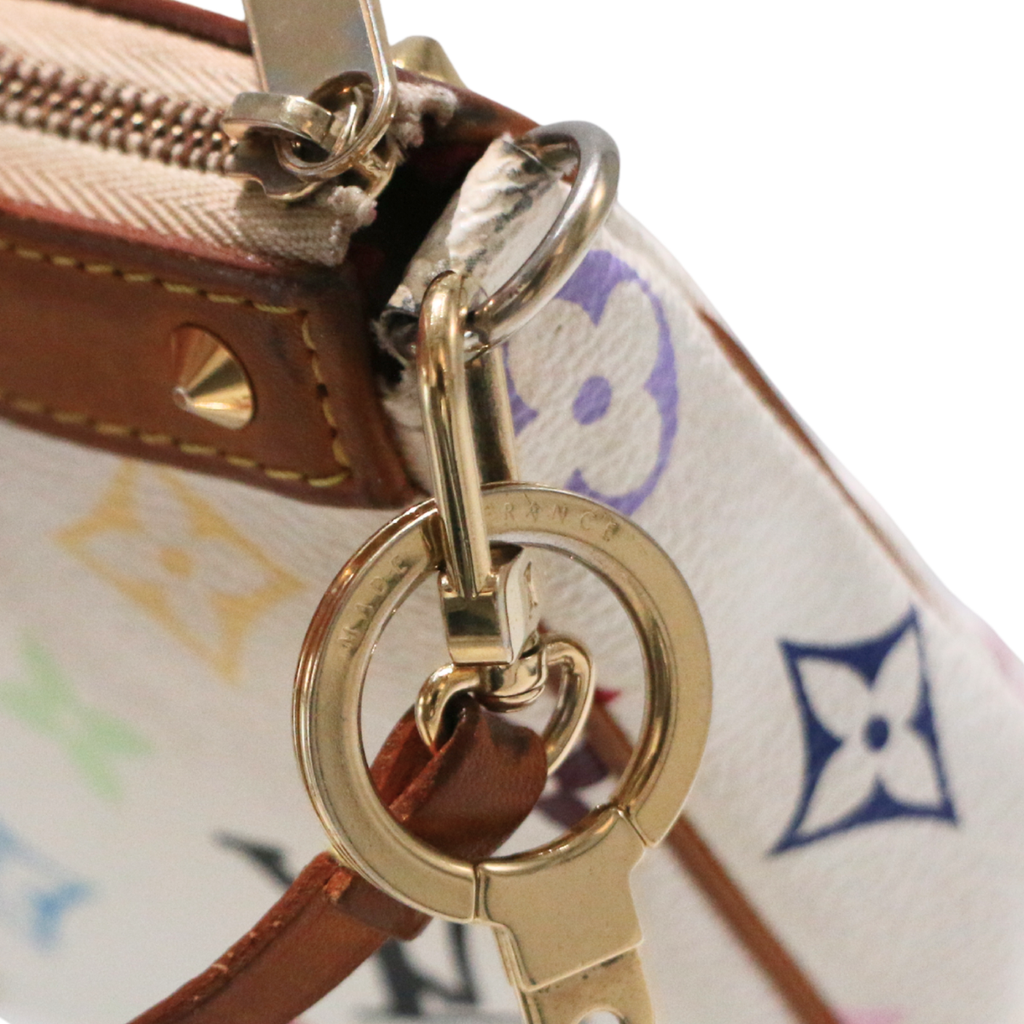 Louis Vuitton Pochette Accessoires White Multicolore Murakami