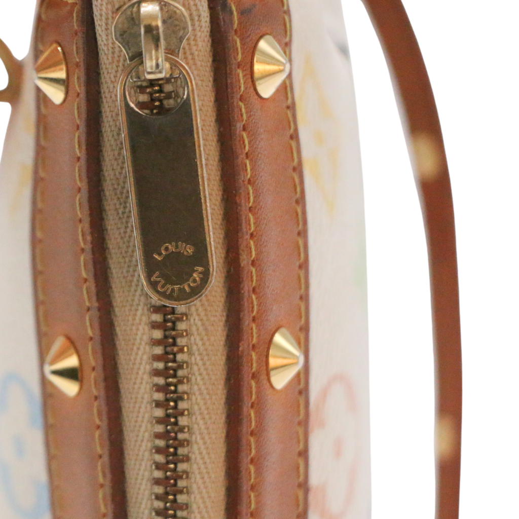 Louis Vuitton Pochette Accessoires White Multicolore Murakami
