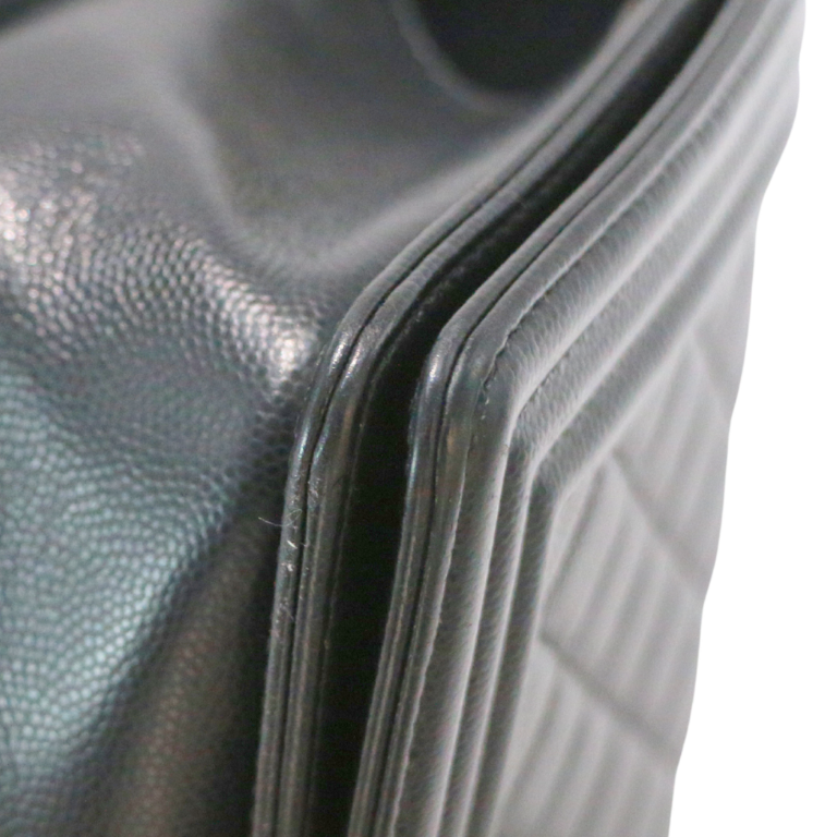 Chanel Calfskin Quilted Medium Boy Flap Black 