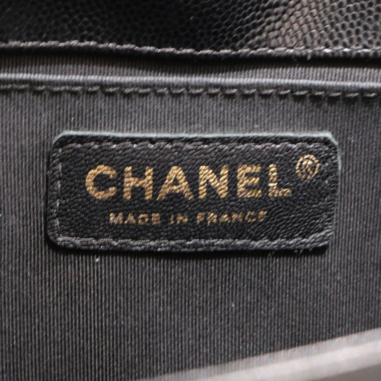 Chanel Calfskin Quilted Medium Boy Flap Black 