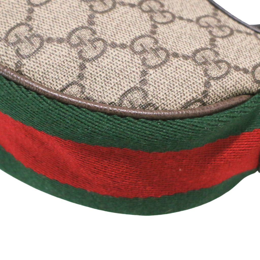 Gucci Ophidia Mini Beige and Ebony GG Supreme Canvas Handbag 658551