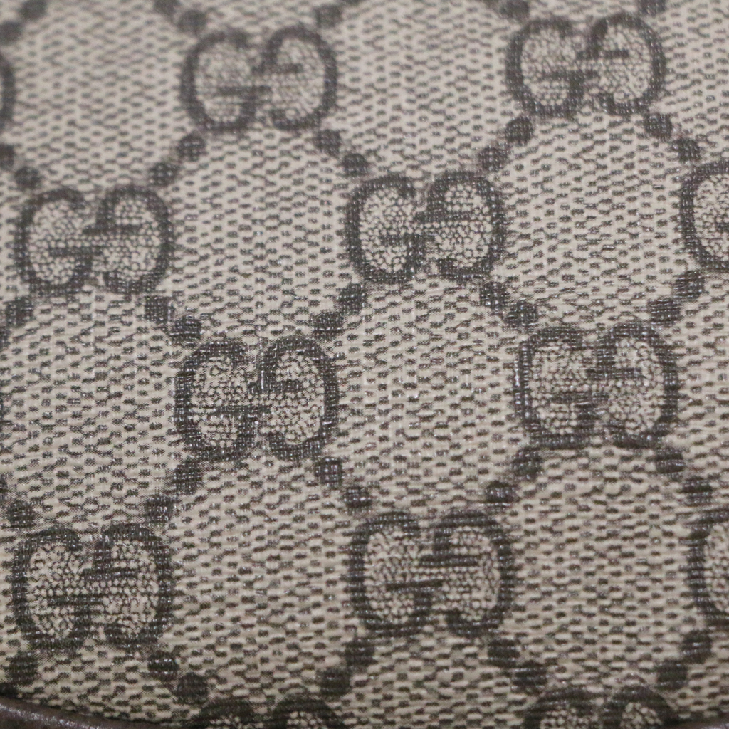 Gucci Ophidia Mini Beige and Ebony GG Supreme Canvas Handbag 658551