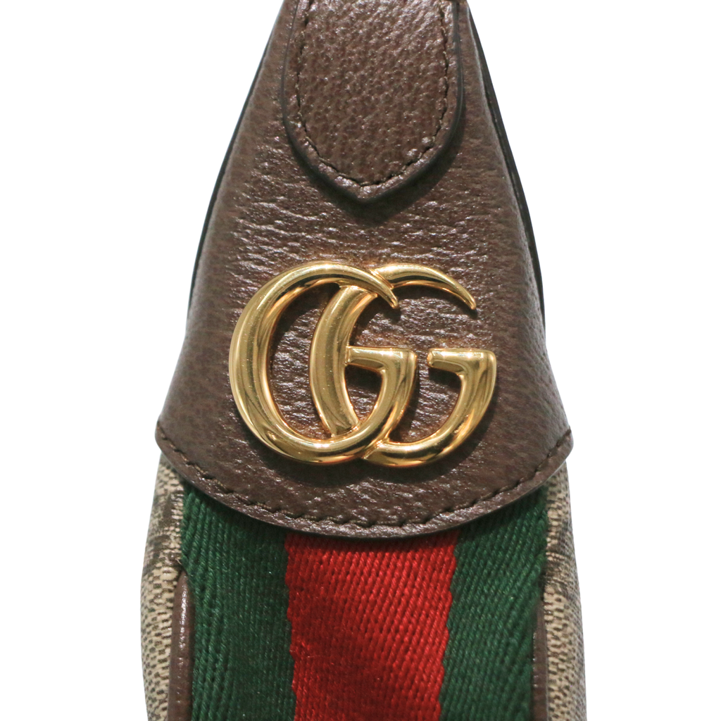 Gucci Ophidia Mini Beige and Ebony GG Supreme Canvas Handbag 658551