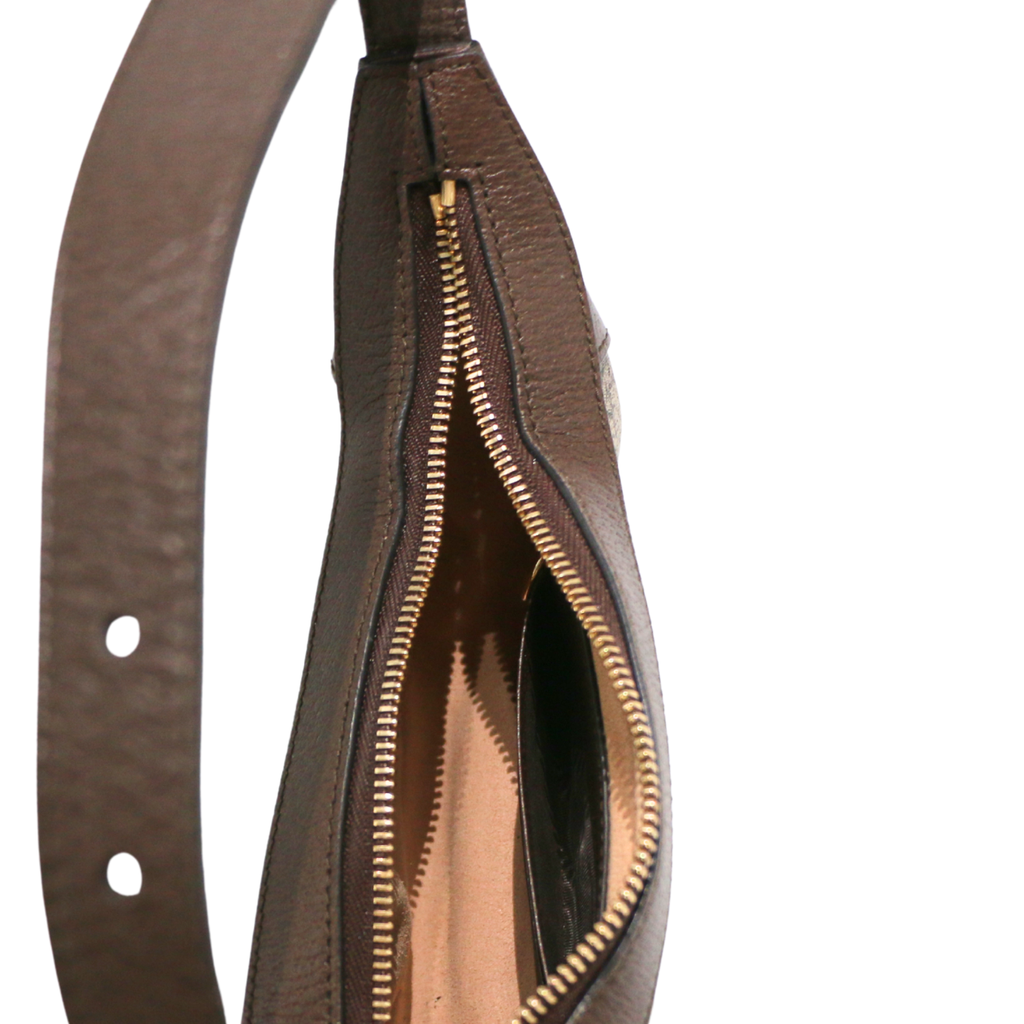 Gucci Ophidia Mini Beige and Ebony GG Supreme Canvas Handbag 658551