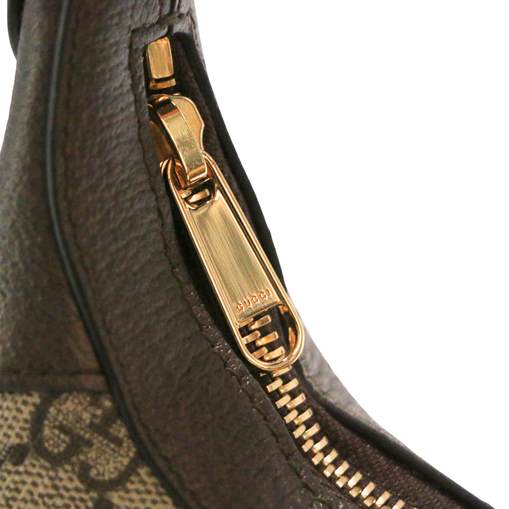 Gucci Ophidia Mini Beige and Ebony GG Supreme Canvas Handbag 658551