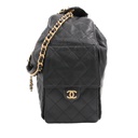 Chanel 25 Hobo bag black quilted caviar leather and finished with gold-tone hardware
