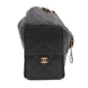 Chanel 25 Hobo bag black quilted caviar leather and finished with gold-tone hardware