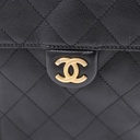 Chanel 25 Hobo bag black quilted caviar leather and finished with gold-tone hardware