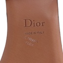 Christian Dior Dway Sandal Embroidered Multicolor Flower Size 39 1/2