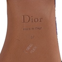 Christian Dior Dway Sandal Embroidered Multicolor Flower Size 37