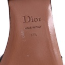 Christian Dior Dway Sandal Embroidered Multicolor Flower Size 37 1/2