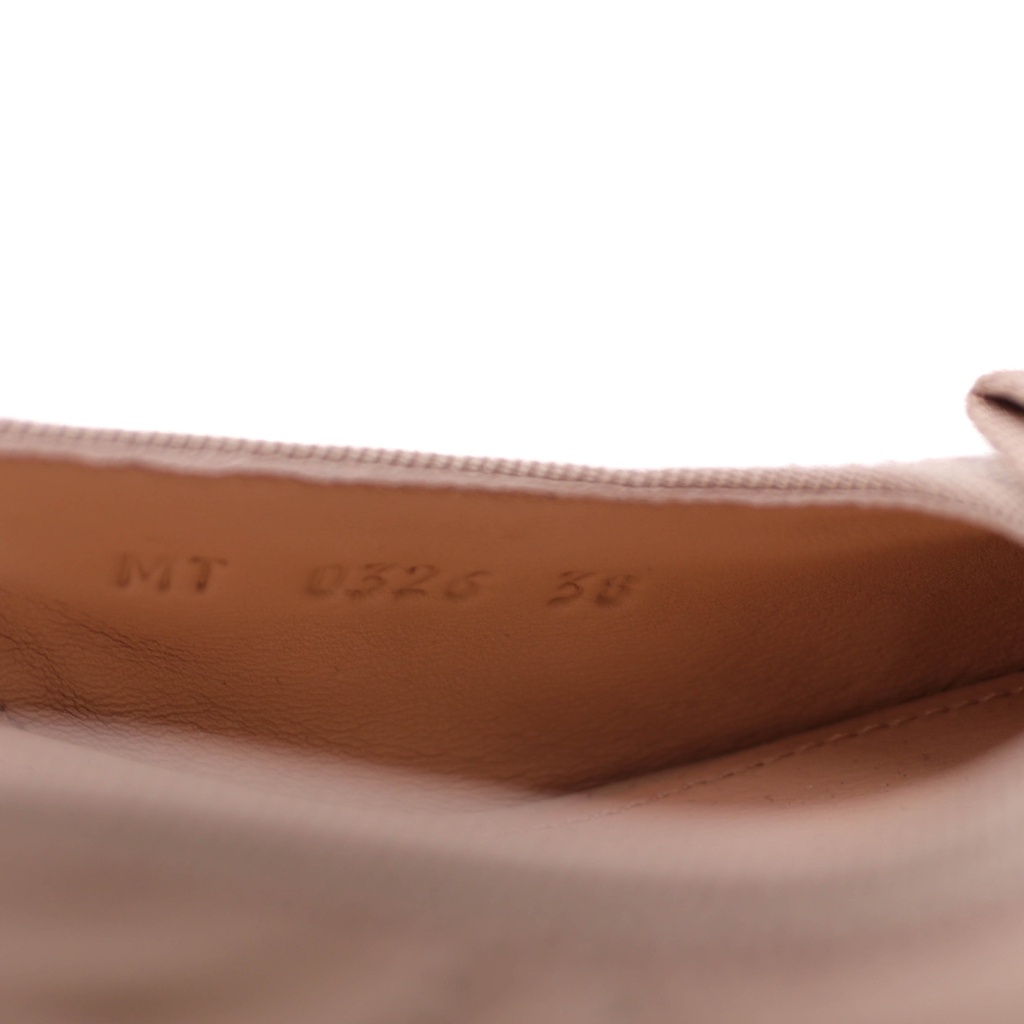 Christian Dior Ballet Slingback Pumps Lambskin Leather Beige Size 38