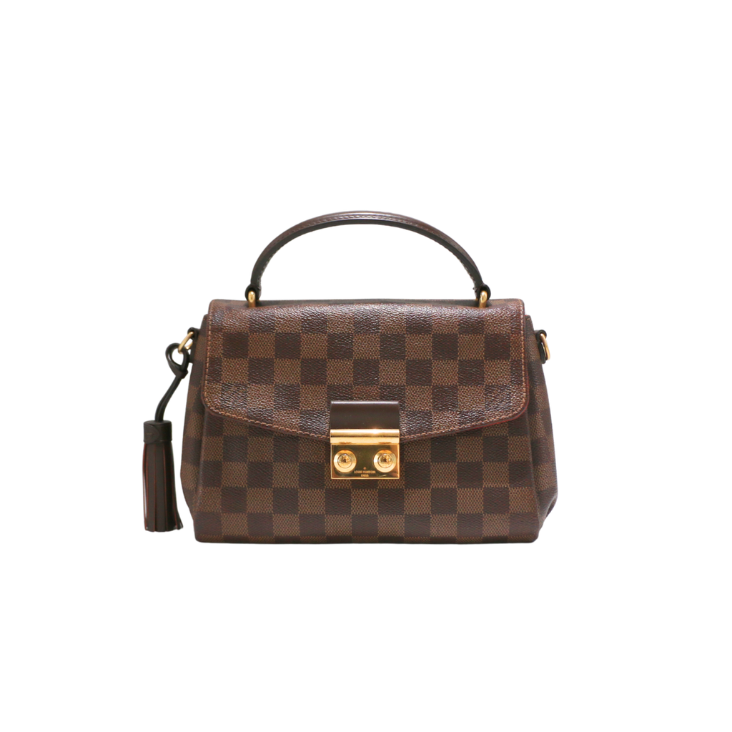 Louis Vuitton Damier Ebene Croisette Handbag