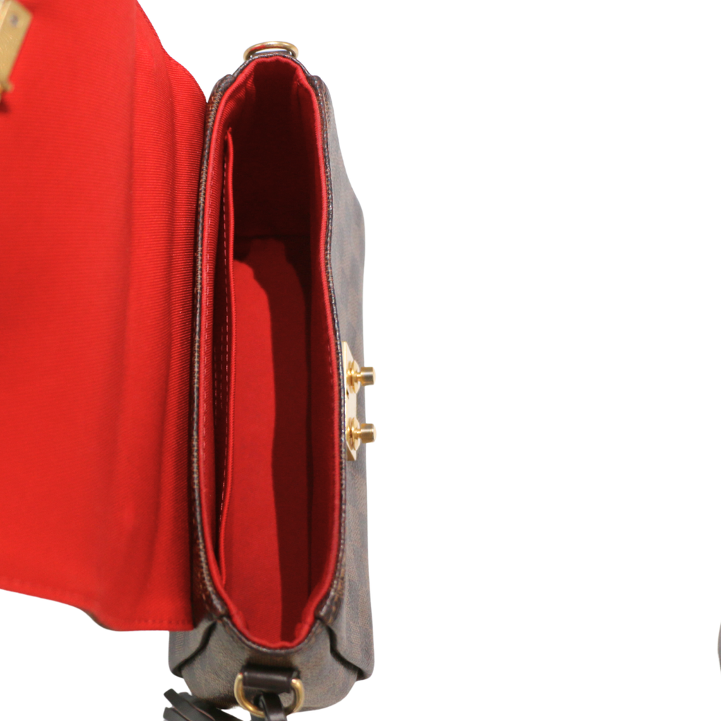 Louis Vuitton Damier Ebene Croisette Handbag