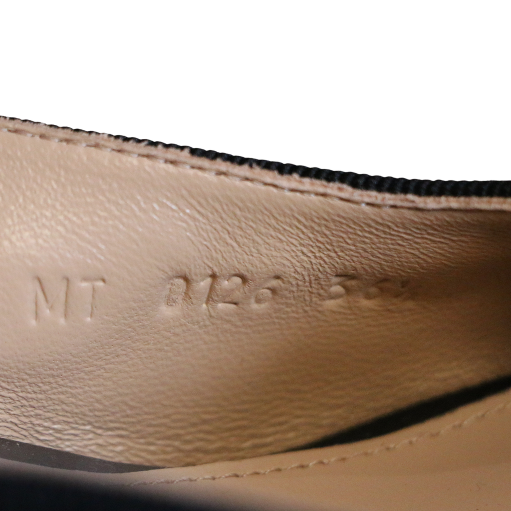 Christian Dior Ballet Slingback Pumps Lamskin Leather Black Size 36 1/2