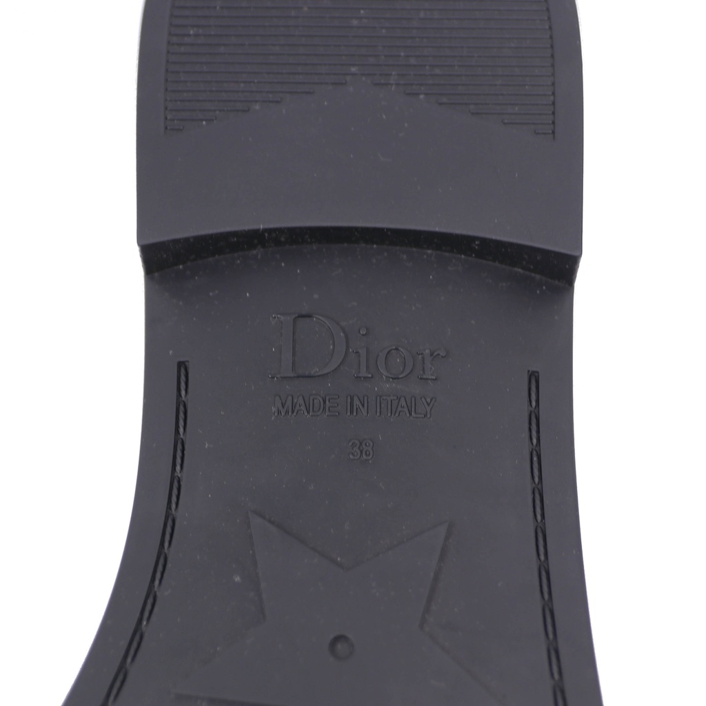 Christian Dior Rubber Macrocannage Dio(r)evolution Slides Blue Size