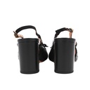 Christian Dior Ballet Slingback Pumps Lambskin Leather Black Size 38