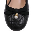 Christian Dior Ballet Slingback Pumps Lambskin Leather Black Size 38