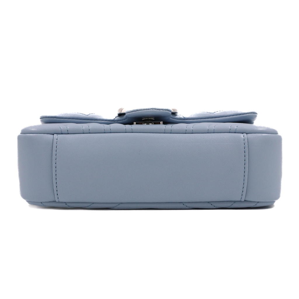 Gucci GG Marmont Small Shoulder Bag Baby Blue 837280