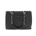Chanel Caviar Grand Shopping Tote Black 