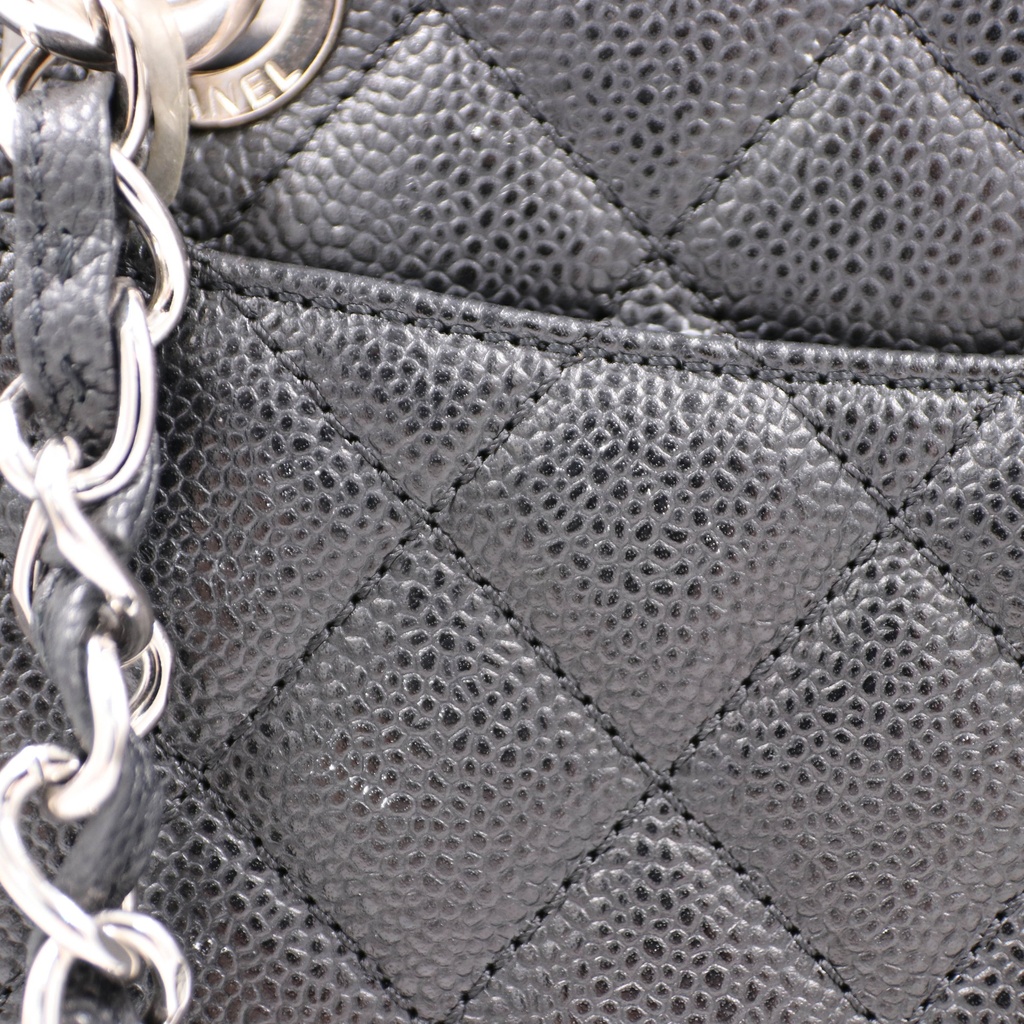 Chanel Caviar Grand Shopping Tote Black 