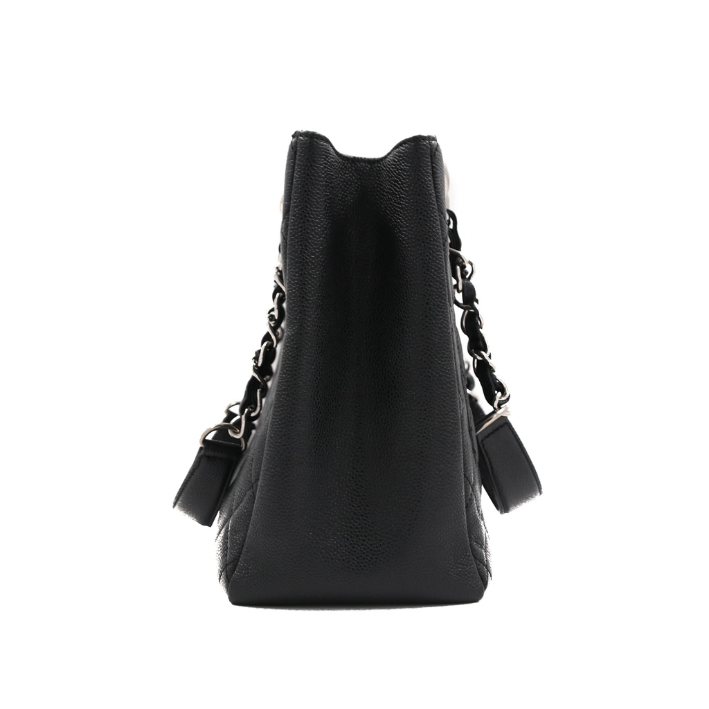 Chanel Caviar Grand Shopping Tote Black 