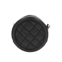 Chanel CC Filigree Calfskin Round Crossbody Bag 