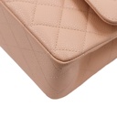 Chanel Classic Double Flap in Beige Caviar Leather