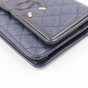 Chanel Caviar Filigree Flap Wallet on Chain 