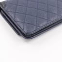 Chanel Caviar Filigree Flap Wallet on Chain 