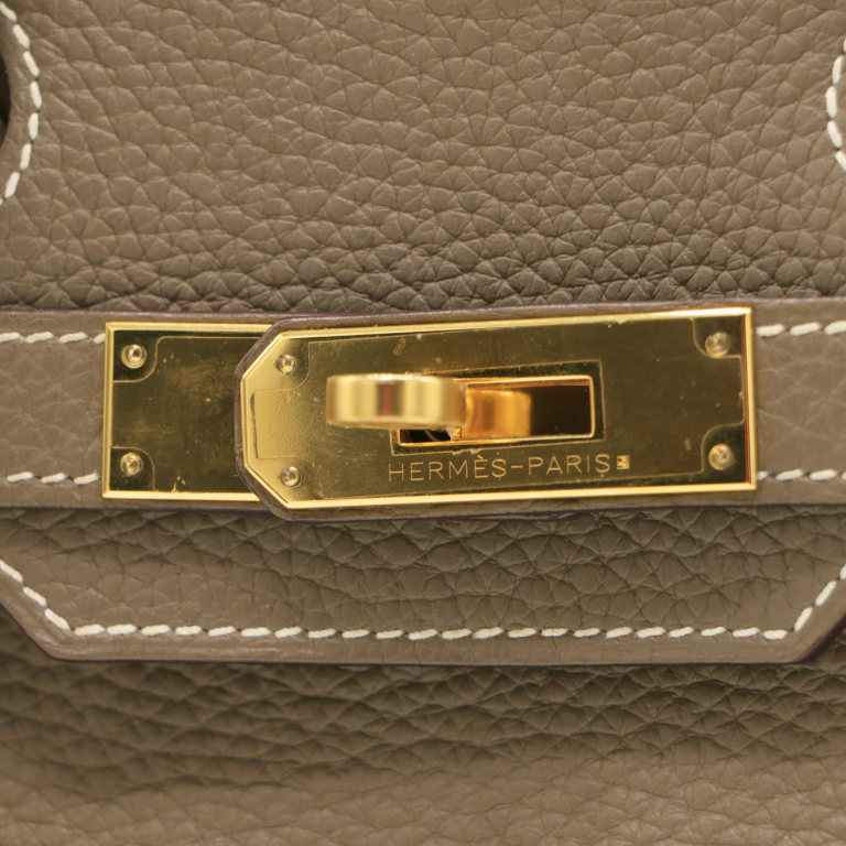 Hermes Togo Birkin 30 Etoupe Grey Y2015