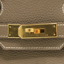Hermes Togo Birkin 30 Etoupe Grey Y2015