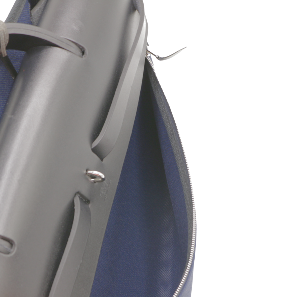 Hermes Herbag 35 Canvas Navy Blue 2024