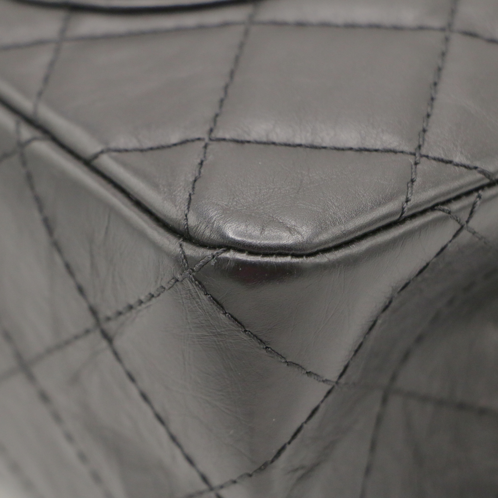 Chanel Aged Calfskin Quilted 2.55 Reissue Black Bag