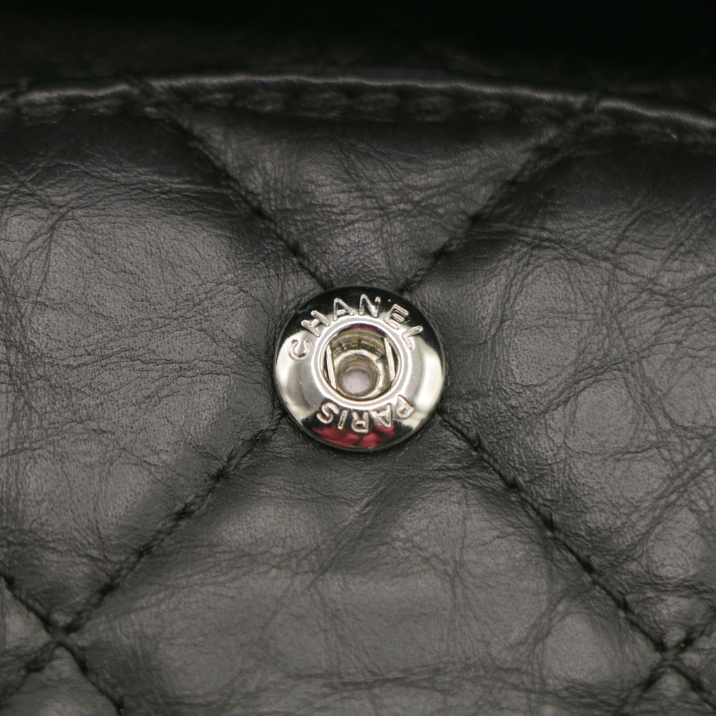 Chanel Aged Calfskin Quilted 2.55 Reissue Black Bag