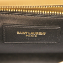 Yves Saint Laurent Saint Laurent Le Fermoir Small Calf Bag Leather Shoulder Bag in Beige