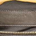 Yves Saint Laurent Saint Laurent Le Fermoir Small Calf Bag Leather Shoulder Bag in Beige