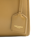 Yves Saint Laurent Saint Laurent Le Fermoir Small Calf Bag Leather Shoulder Bag in Beige