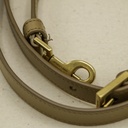 Yves Saint Laurent Saint Laurent Le Fermoir Small Calf Bag Leather Shoulder Bag in Beige